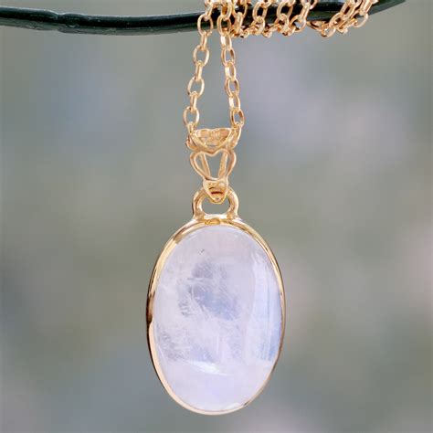 large moonstone pendant|gold moonstone necklace with pendant.